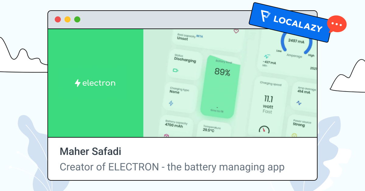 Interview: Electron, your battery managing app for Android