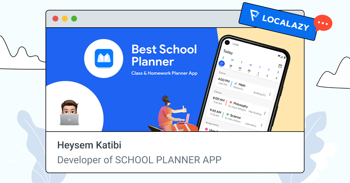Interview: back to college with the School Planner app
