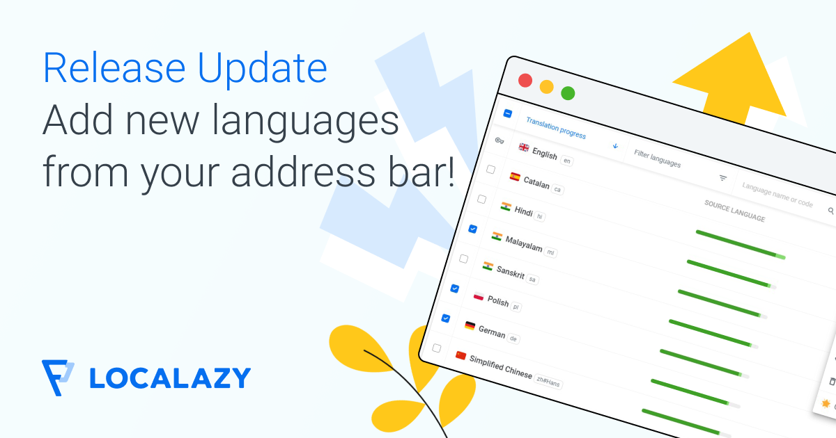 Release Update: Add new languages from your address bar!