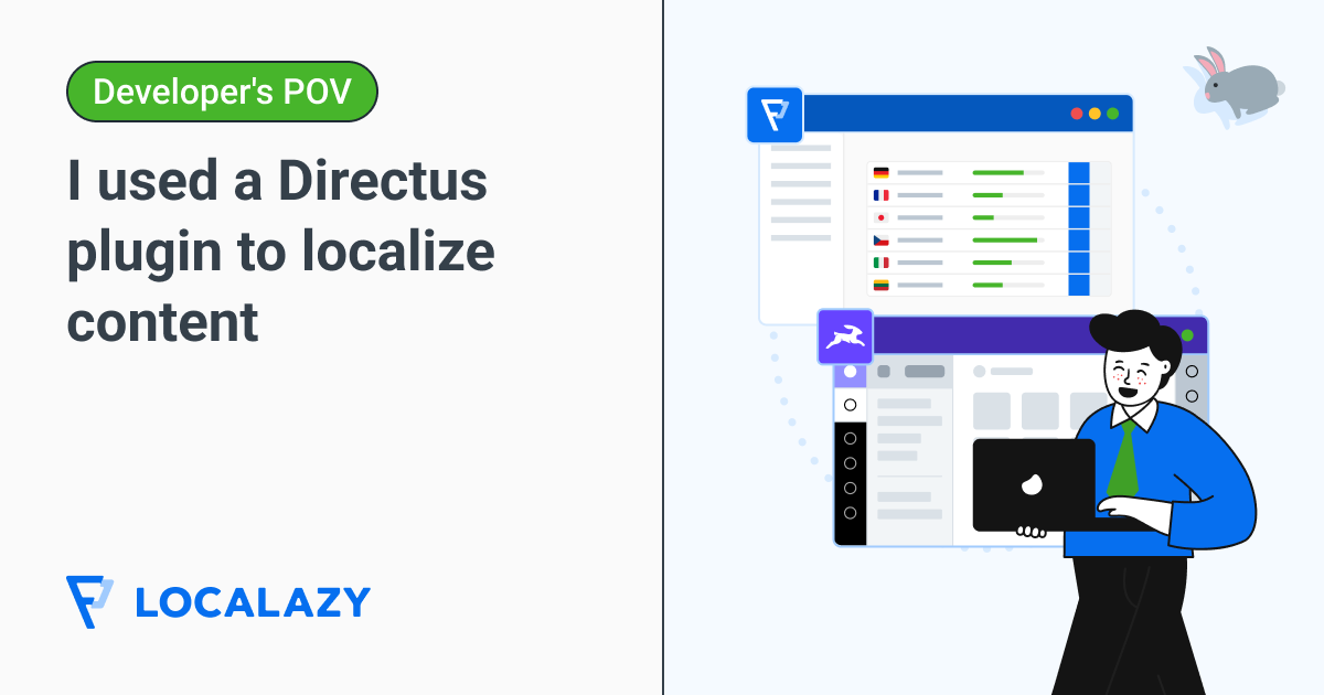 I used a Directus plugin to localize: Pros, cons & process